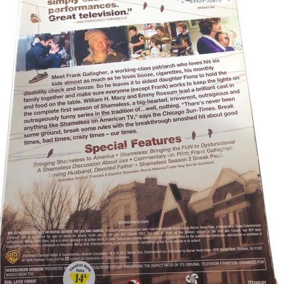 Shameless The Complete First season DVD - Picture 7 of 7